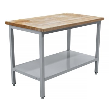 Стол кондитерский 1200х700х850 труба, полка