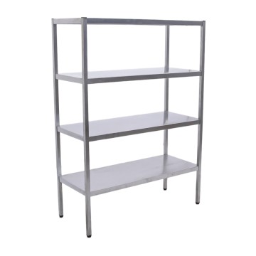 Стеллаж из нержавеющей стали 1160х490х1620 труба